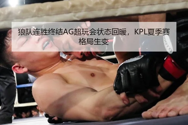 狼队连胜终结AG超玩会状态回暖，KPL夏季赛格局生变